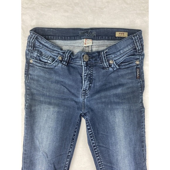 Silver Womens Jeans Blue Pixie Super Skinny 29x31 (27x28‎ Measured) - Picture 2 of 16